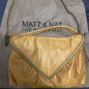 Matt & Nat envelope purse with zipper detail